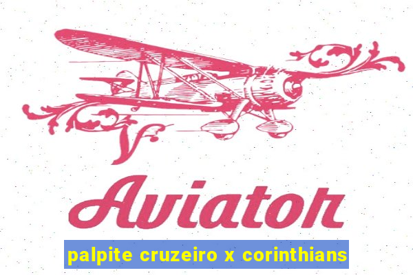 palpite cruzeiro x corinthians